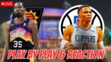 Phoenix Suns vs Los Angeles Clippers | Live Play by Play & Reaction | Clippers vs Suns