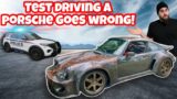 RACING FROM THE POLICE! TEST DRIVE GONE BAD! HOT ROD KUSTOM PORSCHE 911 RWB! CHEAP BUDGET BUILD