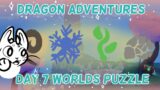 ROBLOX Dragon Adventures EASTER EVENT Day Seven (7) Four Worlds Puzzle (READ DESCRIPTION)