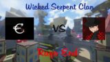 Rajo END VS Wicked Serpent Clan | War Fight | BloxFruits