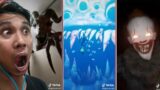 Reacting to Scary Monster ( Best Tiktok Monster Compilation ) – Sub Indonesia