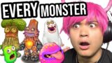 Reacting to every MY SINGING MONSTER in Tribal Island – All Sounds (MVPerry reacts)
