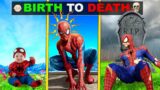 SPIDERMAN BIRTH to DEATH in GTA 5