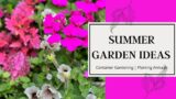 SUMMER GARDEN IDEAS // Container Gardening // Planting Annuals // Geranium // Bricks ’n Blooms
