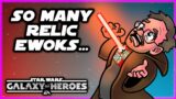 SWGOH ROSTER MANIA #1!  Raddus Rushes, R9 Ewoks, and Where Are All The Negotiators & Malevolences???