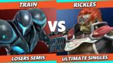 Scrims Showdown 76 Losers Semis – TRAIN (Dark Samus) Vs. Rickles (Ganondorf) Smash Ultimate – SSBU