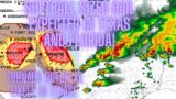Softball Sized Hail Expected In Texas And Florida! Tornado Outbreak Likely In Texas!