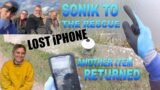 Sonik to the rescue lost iphone #magnetfishing #treasurehunting