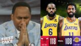Stephen A begs Lakers to sign Kyrie if they want to reach No.6 after lose to Bulls in LeBron return