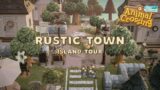 Stunning Overgrown & Natural Town Island Tour // Animal Crossing New Horizons
