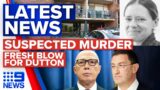 Suspected Sydney murder, Shadow attorney-general quits frontbench | 9 News Australia