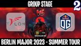 Talon vs OG Game 2 | Bo2 | Group Stage ESL ONE Berlin Major 2023 | Spotnet Dota 2