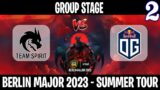 Team Spirit vs OG Game 2 | Bo2 | Group Stage ESL ONE Berlin Major 2023 | Spotnet Dota 2