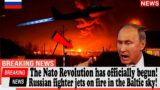 The Nato Revolution has officially begun! Russian fighter jets on fire in the Baltic sky!