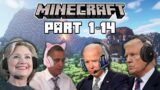 The Presidents Start a War in Minecraft Pt. 1-14 (FULL MOVIE)