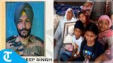 The inconsolable family of soldier Mandeep Singh, who died in J-K, at their village in Khanna