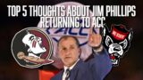 Top 5 Thoughts About Jim Phillips Returning to ACC | ACC Commissioner | ACC Media Deal