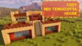 Tutorial Cozy Red Terracotta House in Minecraft!