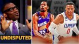 UNDISPUTED | Shannon doesn't believe Russ says there’s no more “beef” between he and KD
