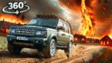 VR 360 FIRE TORNADO AND CAR BURNING Virtual Reality 4K