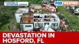 Widespread Damage in Hosford, FL After Observed Tornado