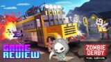 Zombie Derby: Pixel Survival Review  (Xbox Series X) – Blood on the windsheld..