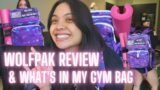 wolfpak 35L backpack review | what's in my gym bag!