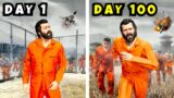 100 DAYS in PRISON in a ZOMBIE Outbreak in GTA 5!