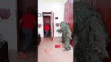 FUNNY VIDEO GHILLIE SUIT TROUBLEMAKER BUSHMAN PRANK try not to laugh Family The Honest Comedy 2023
