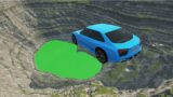 Leap of Death Car Jumps & Falls into Green Slime Pit #276 | BeamNG drive