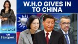WHO Panders to China, Taiwan Excluded from Meeting Again | Vantage with Palki Sharma