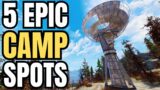 5 AWESOME Camp Spots! | Fallout 76 Best Camp Locations