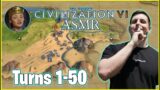 (ASMR Gaming) Civilization VI To Put You To Sleep (Turn 1-50)