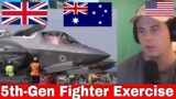 American Reacts Fifth-gen fighters from UK, US & Australia take part in huge exercise
