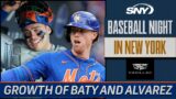 Analyzing the growth of Brett Baty and Francisco Alvarez so far this season | BNNY | SNY