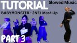 BABYMONSTER – ‘2NE1 Mash Up’ – Dance Tutorial – SLOW MUSIC + MIRROR [PART 3 MOST VIRAL]