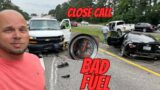 BAD FUEL !?! We Have some Issues with FILTERS !! Bad WRECK crosses center divide Day in Life Trucker