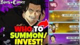 BEST CHARACTERS TO PULL FOR + HOW TO FAST REROLL! (Black Clover Mobile)