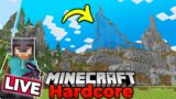 BUILDING A MOUNTAIN in HARDCORE Minecraft 1.19 Survival Let's Play