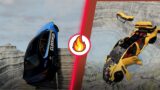 BeamNG.Drive |Car vs Leap of Death Crazy Jumps#beamngdrive