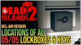 Bel-Air All Lockbox & Keys Locations Dead Island 2