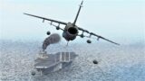 Bombing Enemy Fleet in Sim Mode || A-7D Corsair II Strike Aircraft (War Thunder)