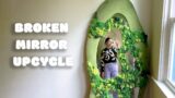 Broken Mirror turned into Cheap DIY Upcycle project!