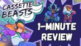 CASSETTE BEASTS SWITCH REVIEW | CASSETTE BEAST 1 MINUTE GAME REVIEW | Is Cassette Beasts Worth It?