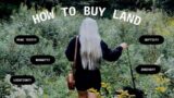 Cabin Build Vlog #1: I Bought Land!! ($$$)