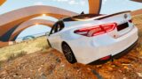 Cars vs Death Descent #1 BeamNG Drive Realistic Cars Crashes
