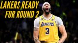 Celebrating Lakers' Game 6 Win, Looking Ahead To 2nd Round