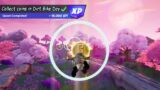 Collect coins in Dirt Bike Day Dream | Fortnite Playwave Quest