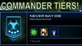 Commander Tier List (Never Say Die) | Starcraft II: Co-Op