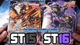 DIGIMON CARD GAME ST15 War Dragon of Courage & ST16 Steel Wolf of Friendship Start Deck Opening
